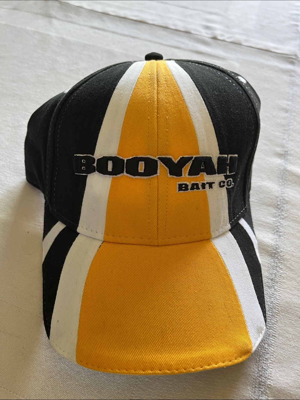 Vintage Booyah Bait Co. Yellow & Black Performance Hat-Cap